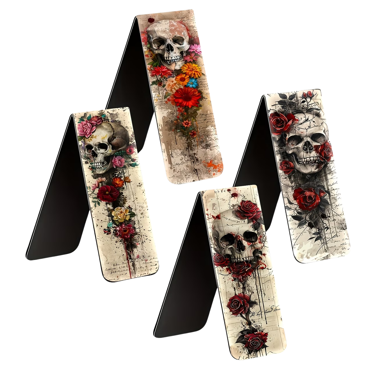 Magnetiske bokmerker 4 pk