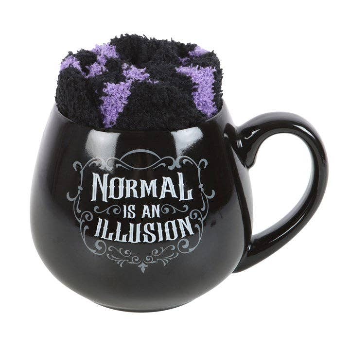 Normal is an Illusion Gothic krus- og sokkesett