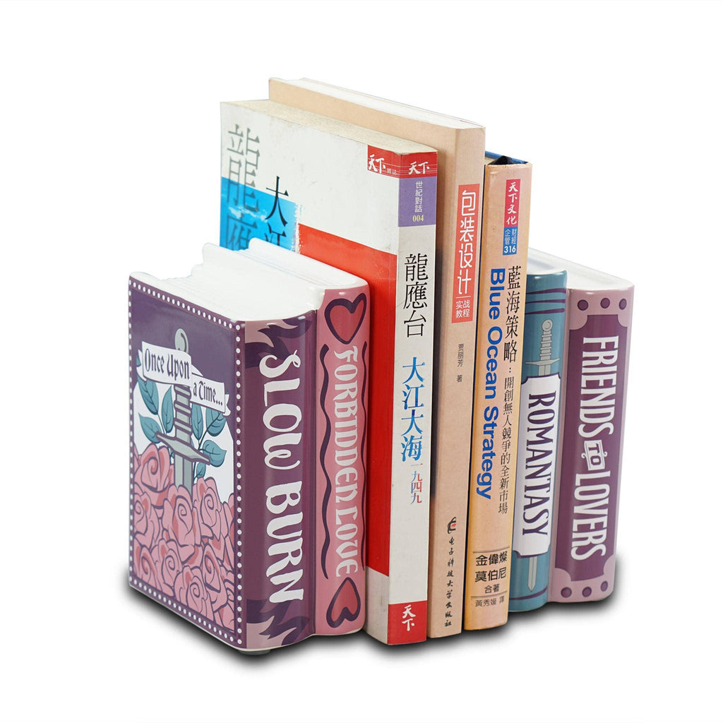 Bookends Shaped Set of 2 Boxed - Romantasy