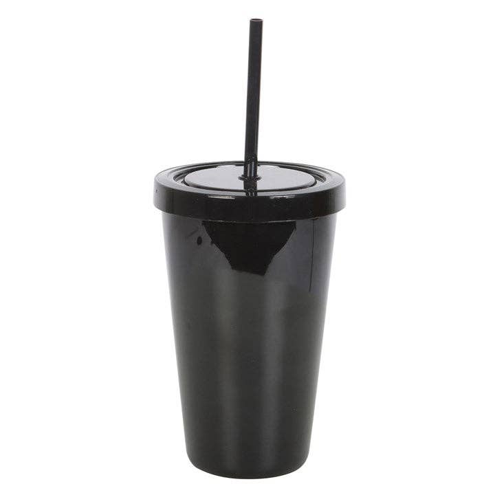 Deadly Poison plasttumbler med sugerør