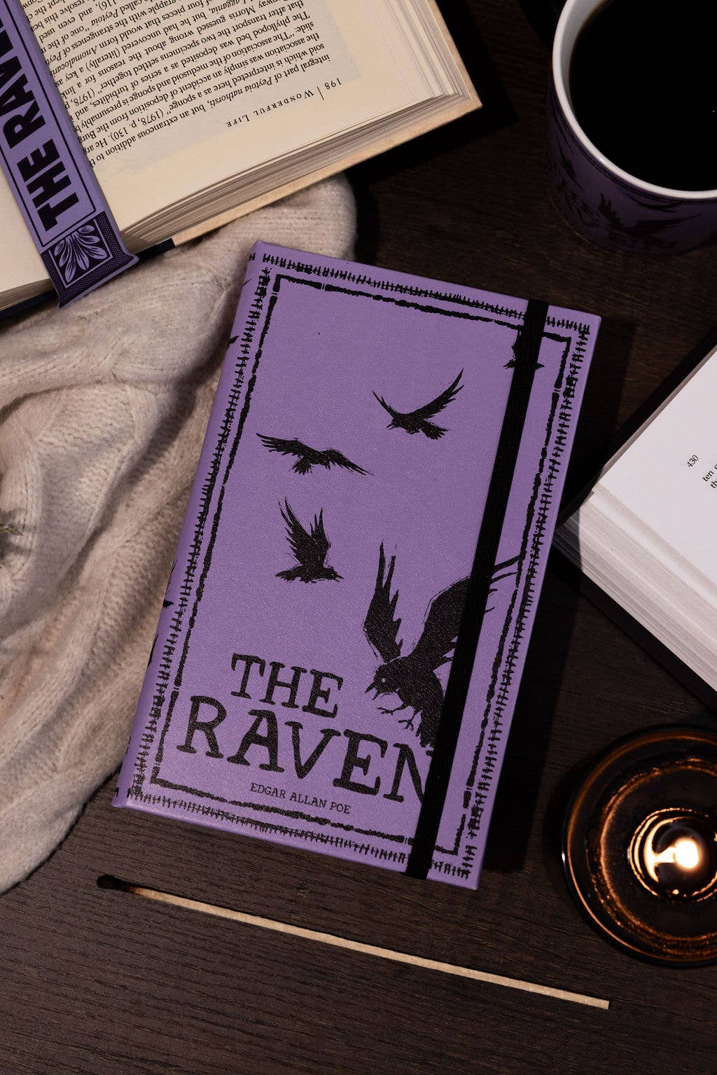 Journal, The Raven - Purple