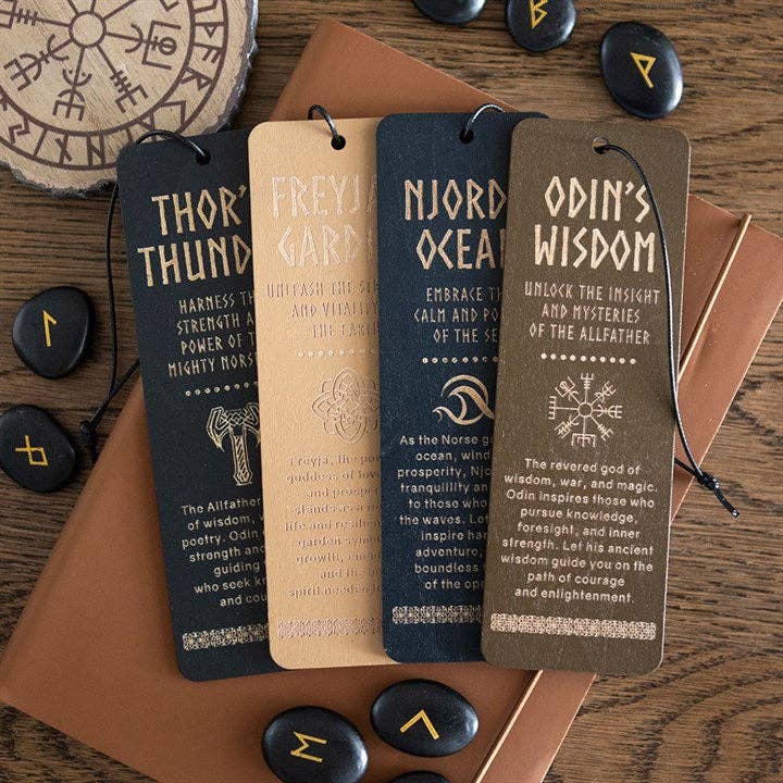 Thor's Thunder Wooden Viking Bookmark