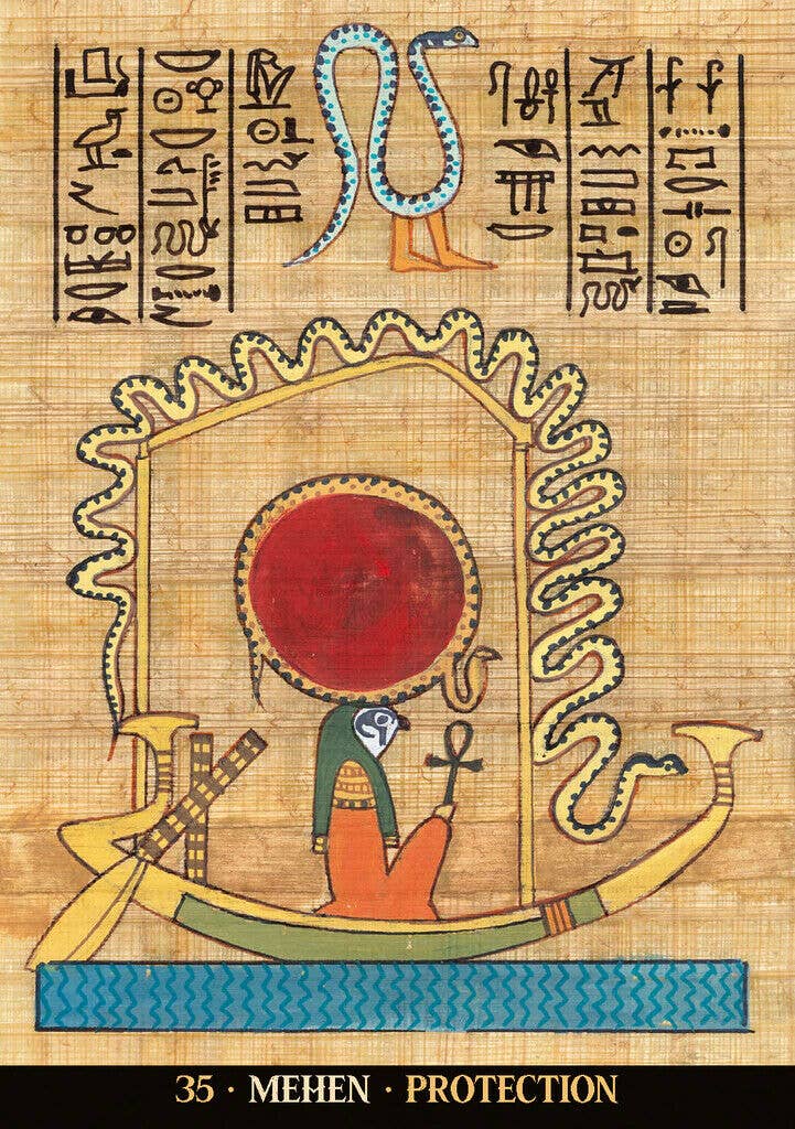 Egyptian Gods Oracle Cards Lo Scarabeo
