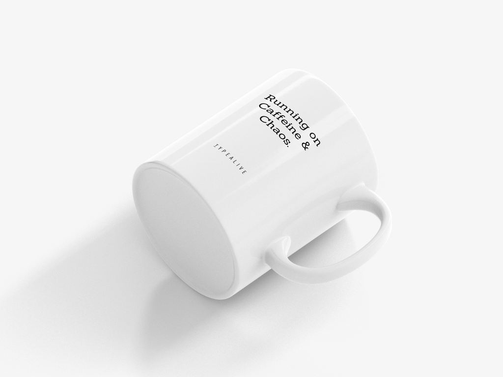 Running On Caffeine and Chaos - keramisk kopp