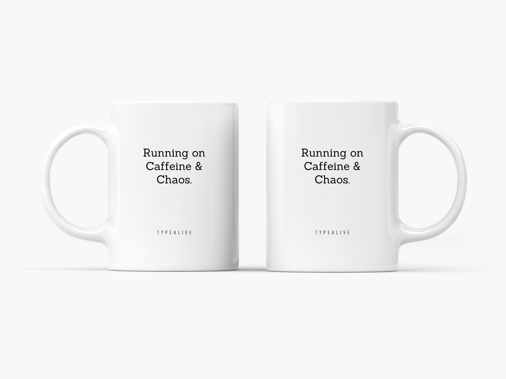 Running On Caffeine and Chaos - keramisk kopp