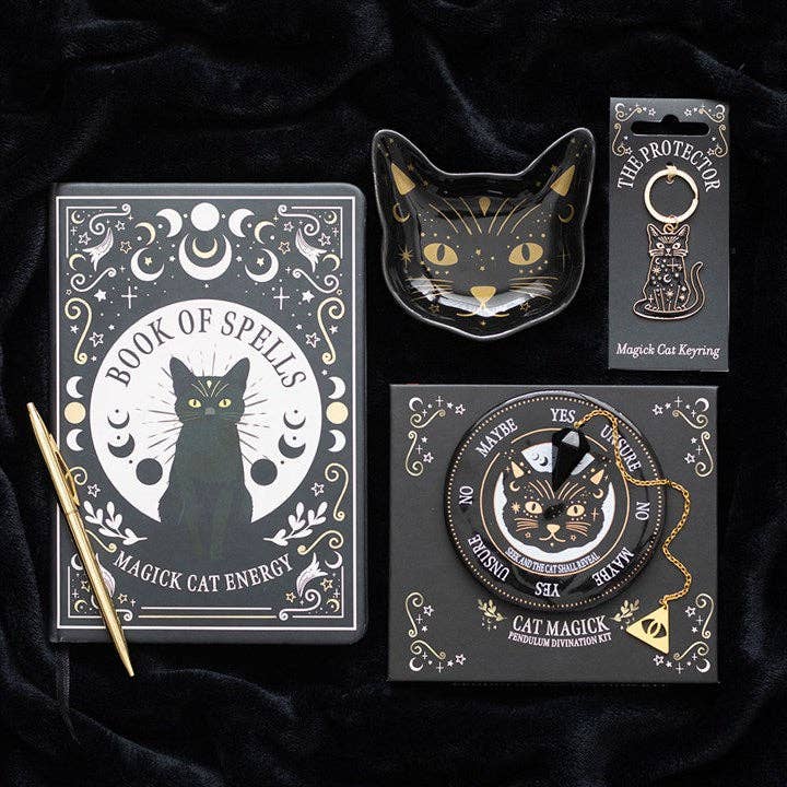 Black Cat Magick Pendulum Divination Kit