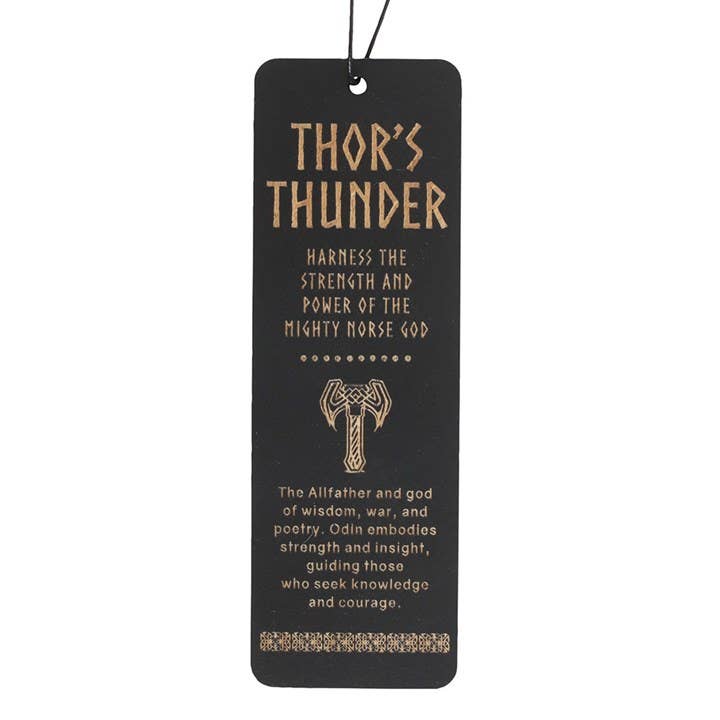 Thor's Thunder Wooden Viking Bookmark