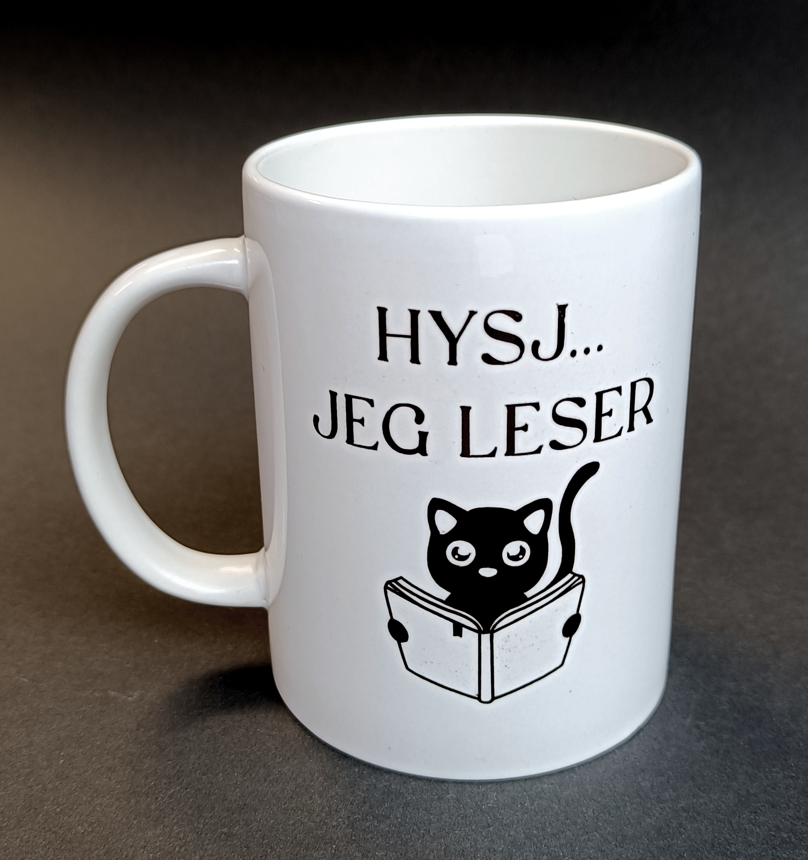 Hysj, jeg leser-kopp