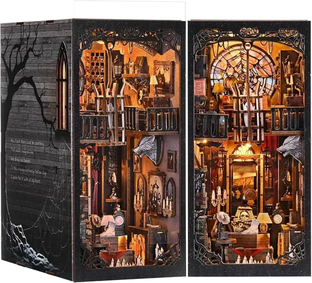 Dark family booknook